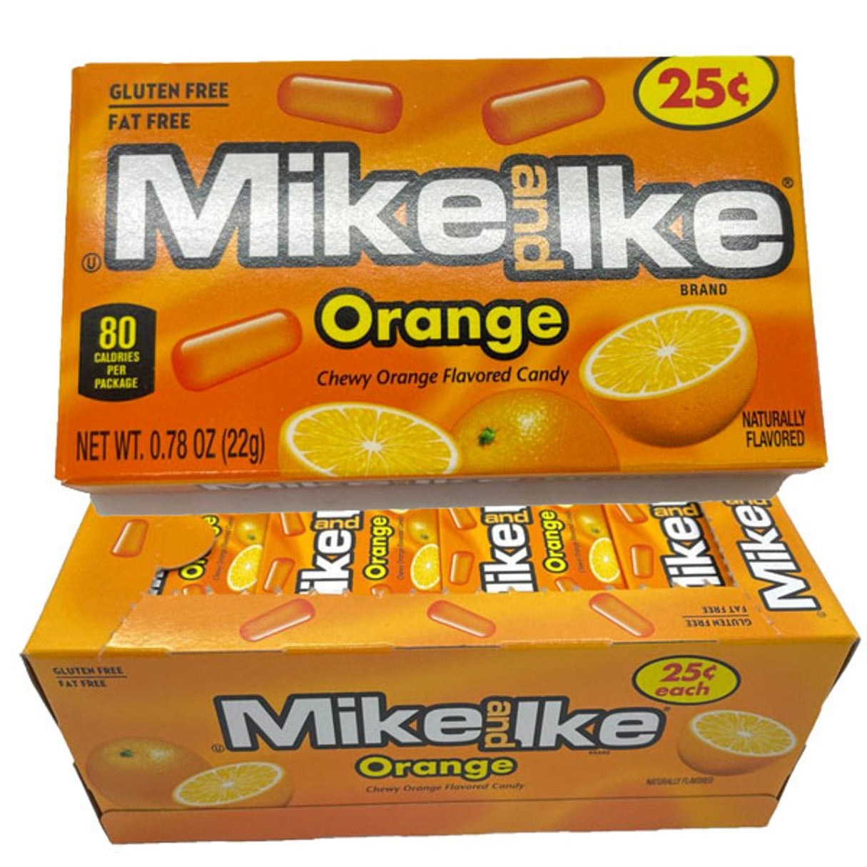 Mike & Ike Orange Pre-Priced 0.78oz - 24ct