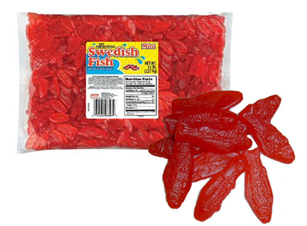 Mini Swedish Red Gummy Fish Bag - 5lb – I Got Your Candy