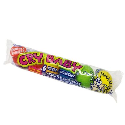 Cry Baby Sour Bubble Gum 4pc - 36ct