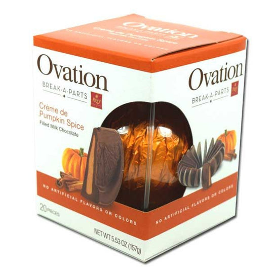 Ovation Creme De Pumpkin Spice Milk Ball 6.17oz - 12ct