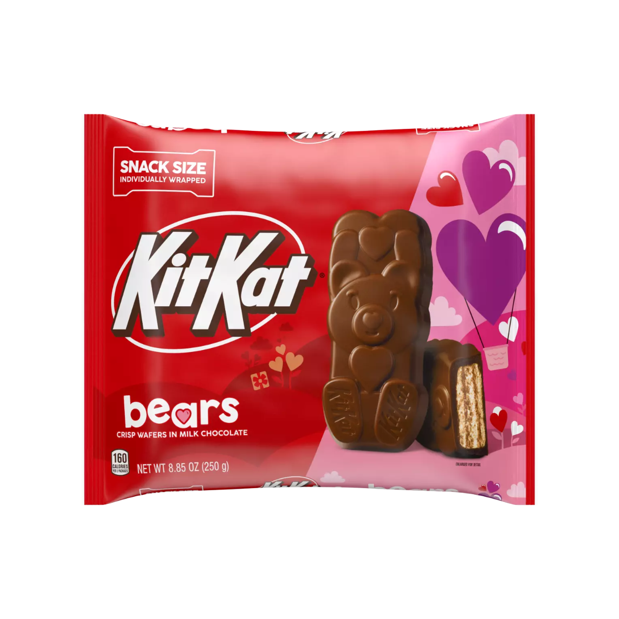 Kitkat Milk Chocolate Snack Size Bears 8.85oz - 6ct