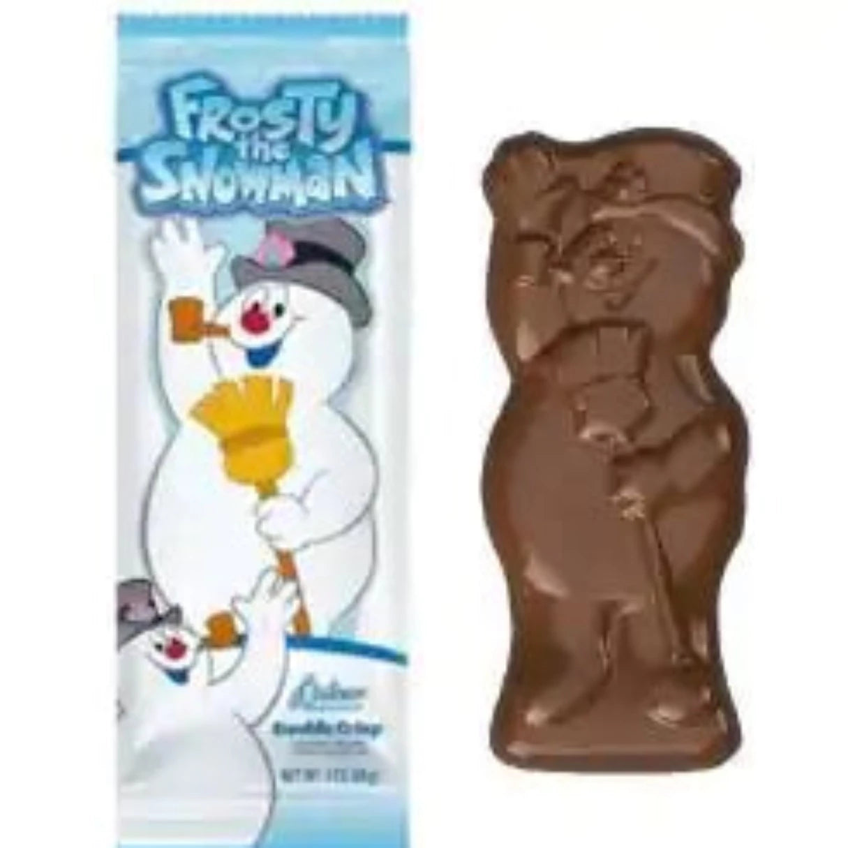 Frosty The Snowman Double Crisp Chocolate Bar 3oz - 12ct