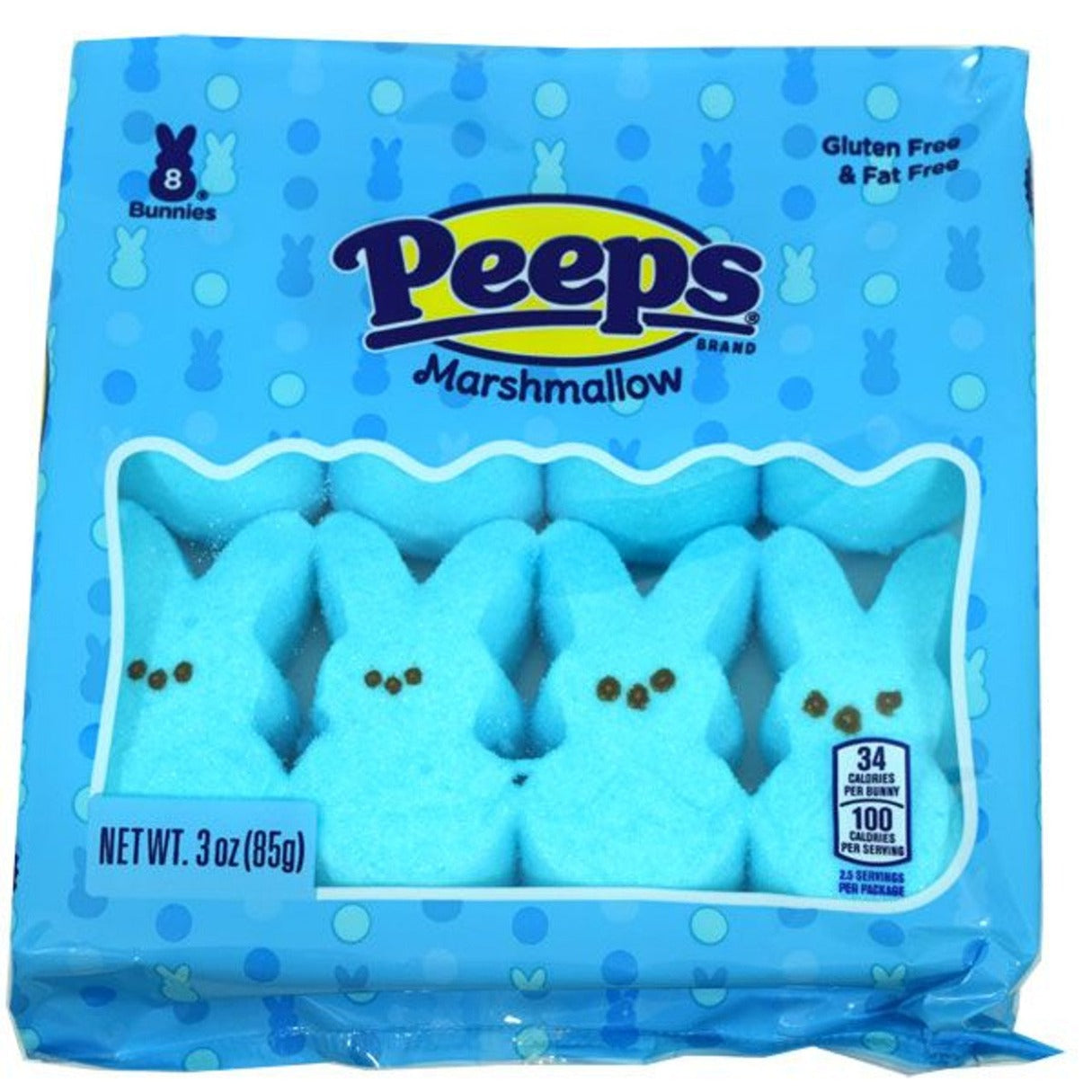 Peeps Bunnies Blue 3oz - 40ct