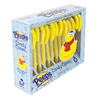 Peeps Marshmallow Flavored Candy Canes 5.3oz - 12ct