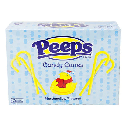 Peeps Marshmallow Flavored Candy Canes 5.3oz - 12ct