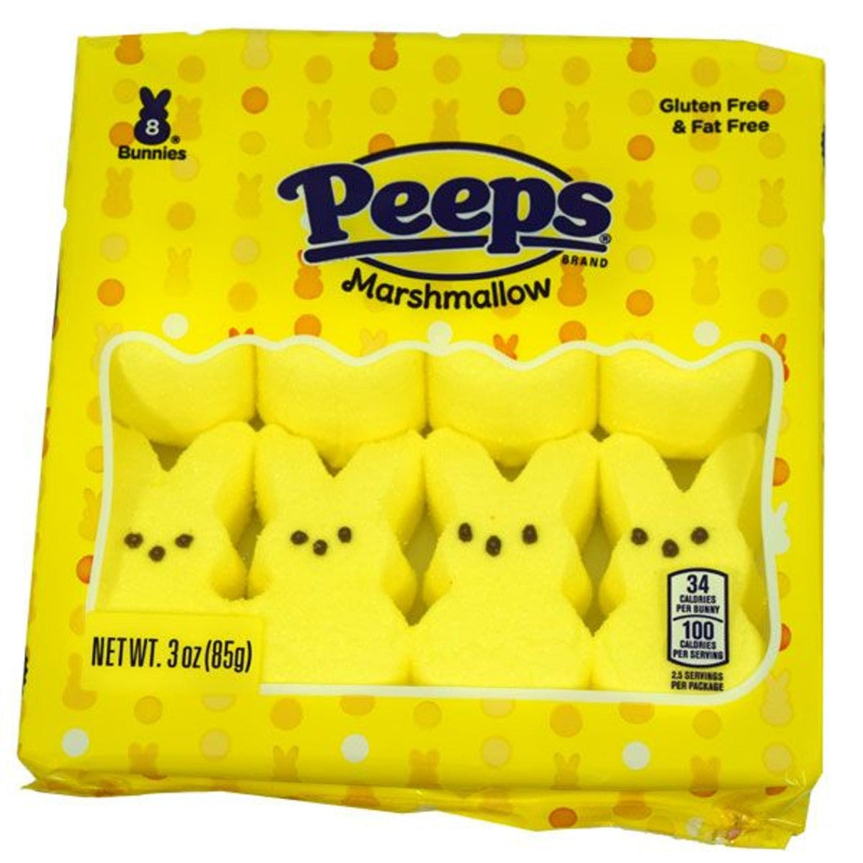 Peeps Yellow Bunnies 3oz - 40ct