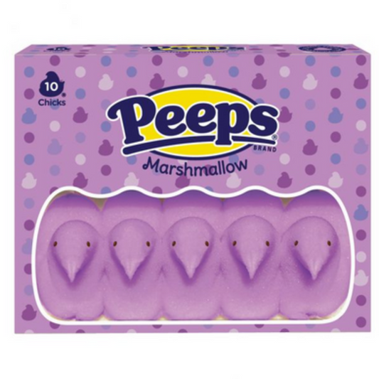 Peeps Marshmallow Chicks Purple  3oz - 36ct