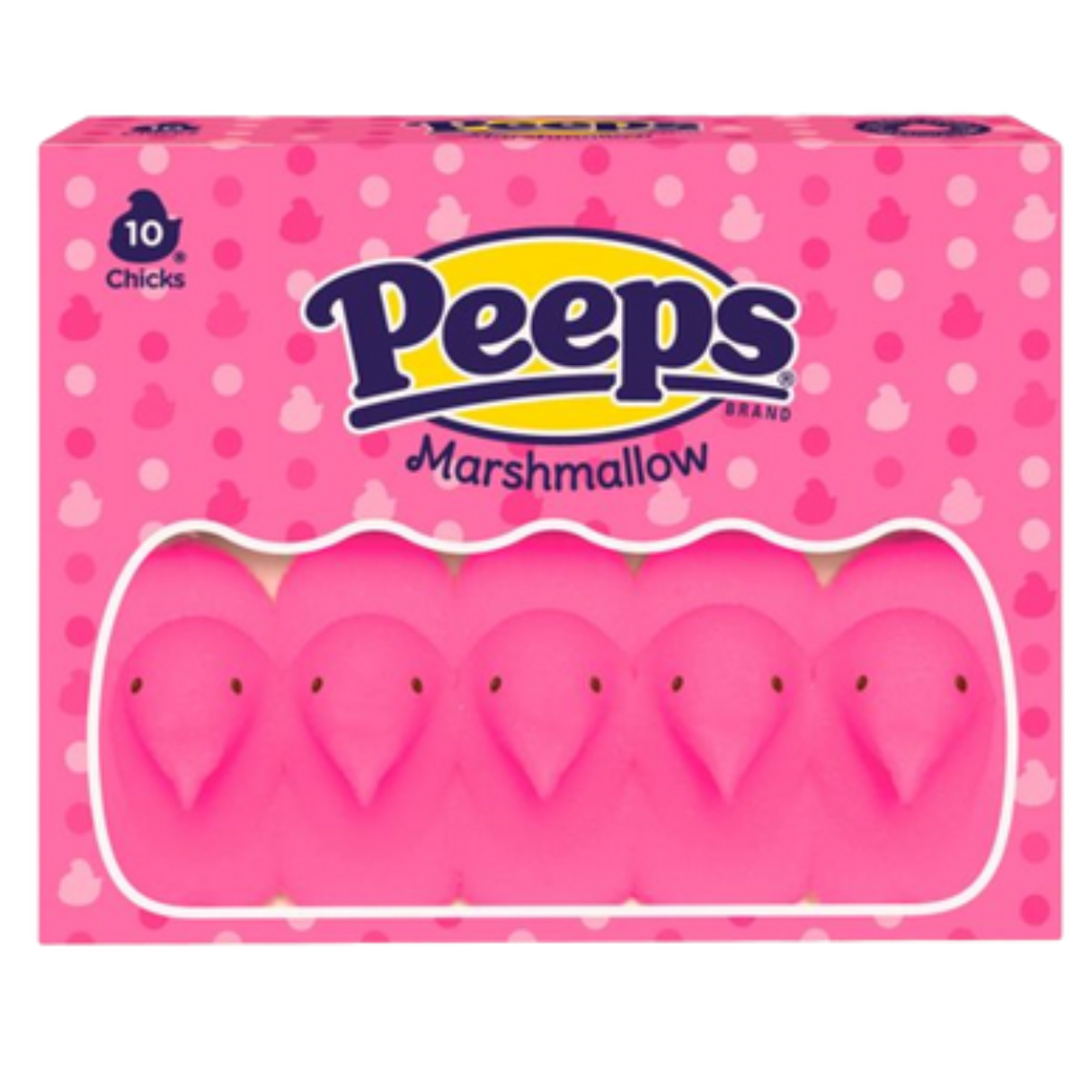 Peeps Marshmallow Chicks Pink 3oz - 36ct