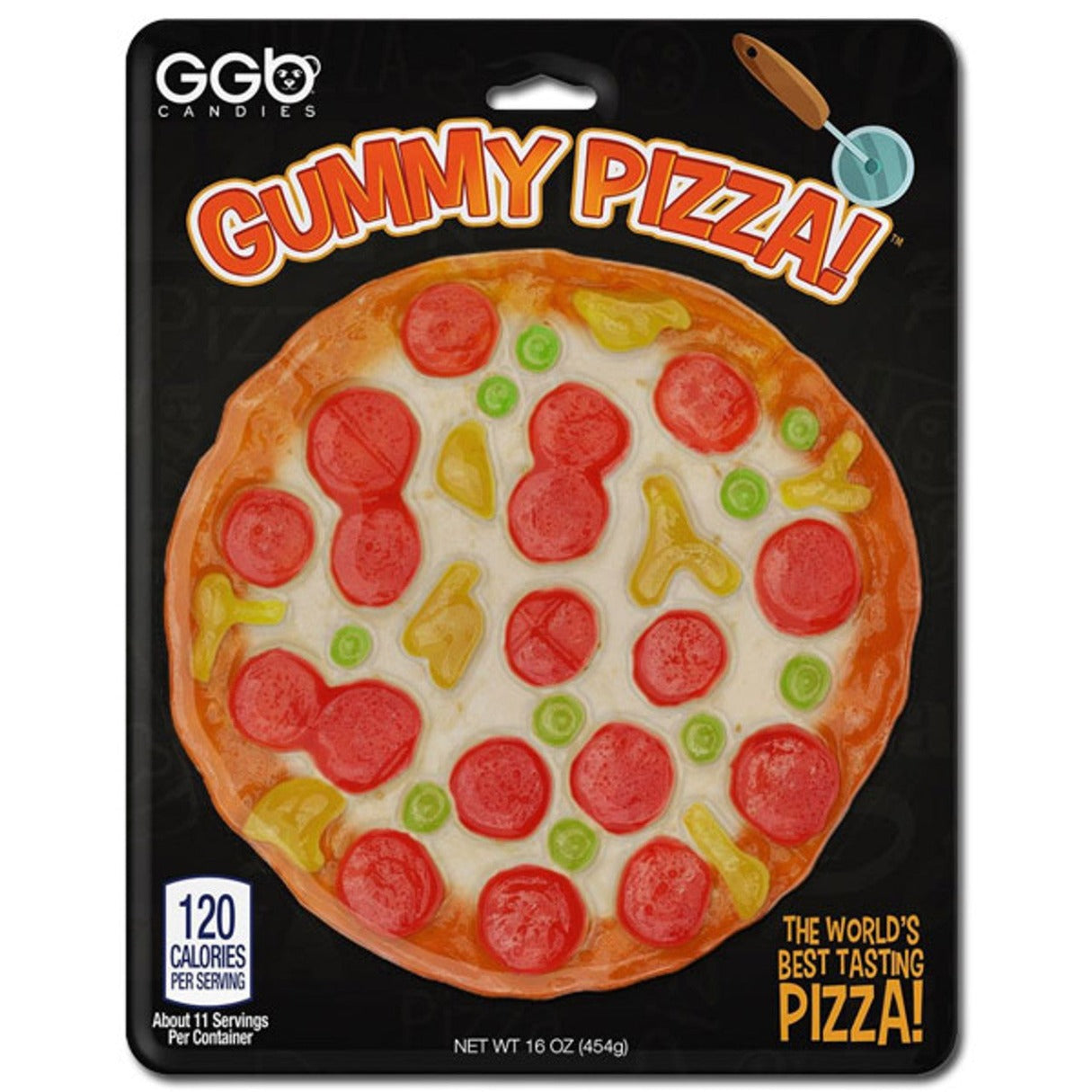 Giant Gummy Pizza 16oz - 12ct