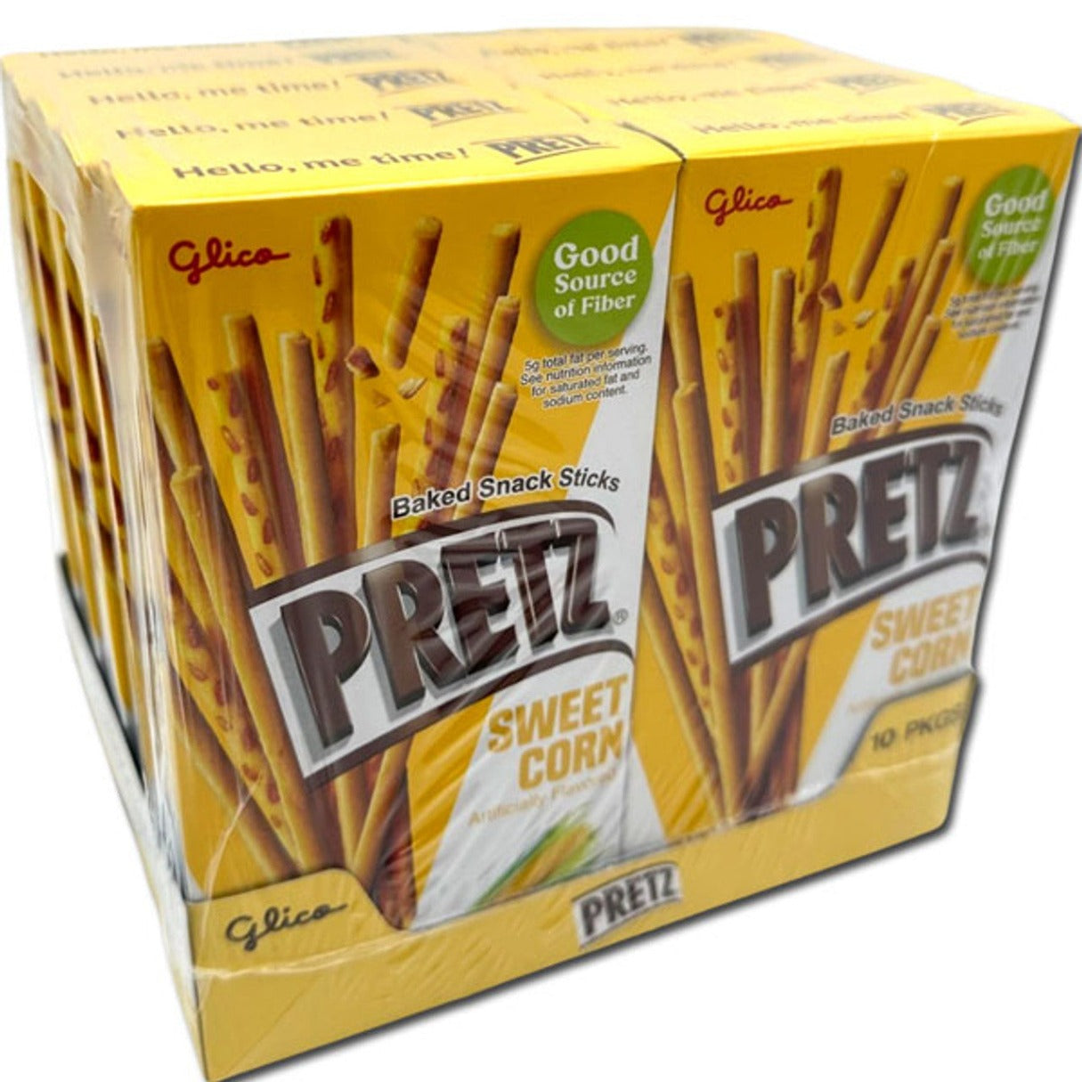 Glico Pretz Sweet Corn Baked Snack Sticks 1.09oz - 10ct