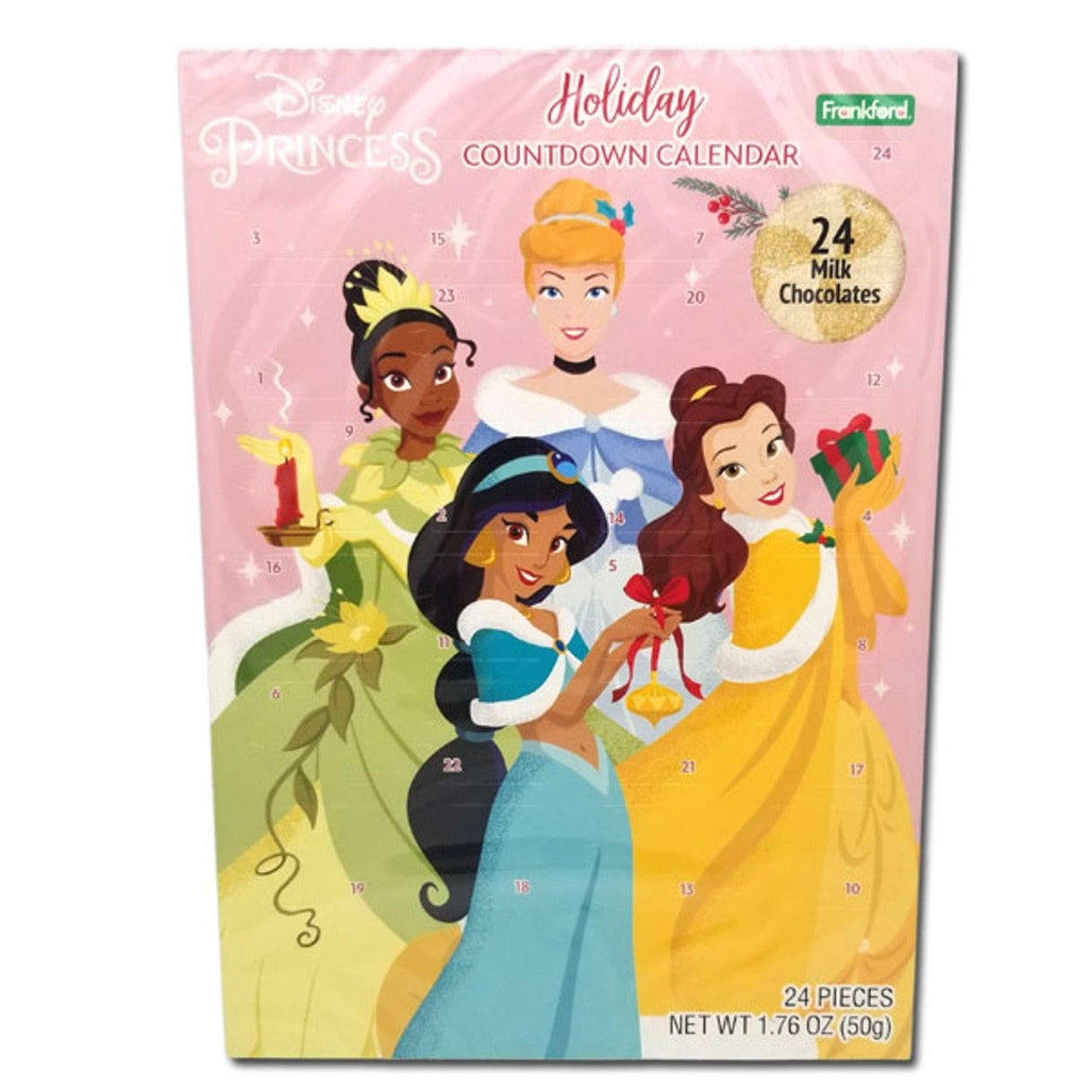 Frankford Disney Princess Chocolate Advent Calendar 1.75oz - 12ct