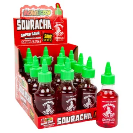 Howlers Souracha Super Sour Candy Sauce 4.23oz - 12ct