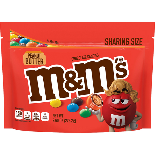 M&M's Peanut Butter Candies 9oz - 8ct