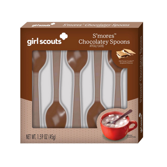 Girl Scouts S'mores Chocolately Stirring Spoons 1.59oz - 12ct