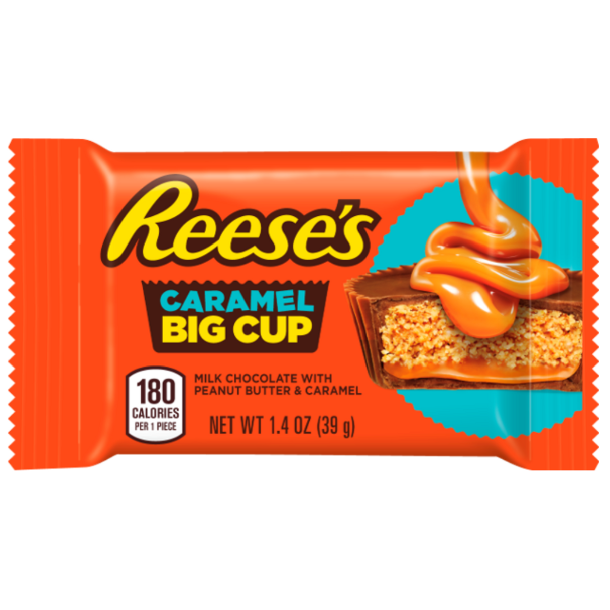 Reese's Big Cup Caramel 1.4oz - 16ct – I Got Your Candy