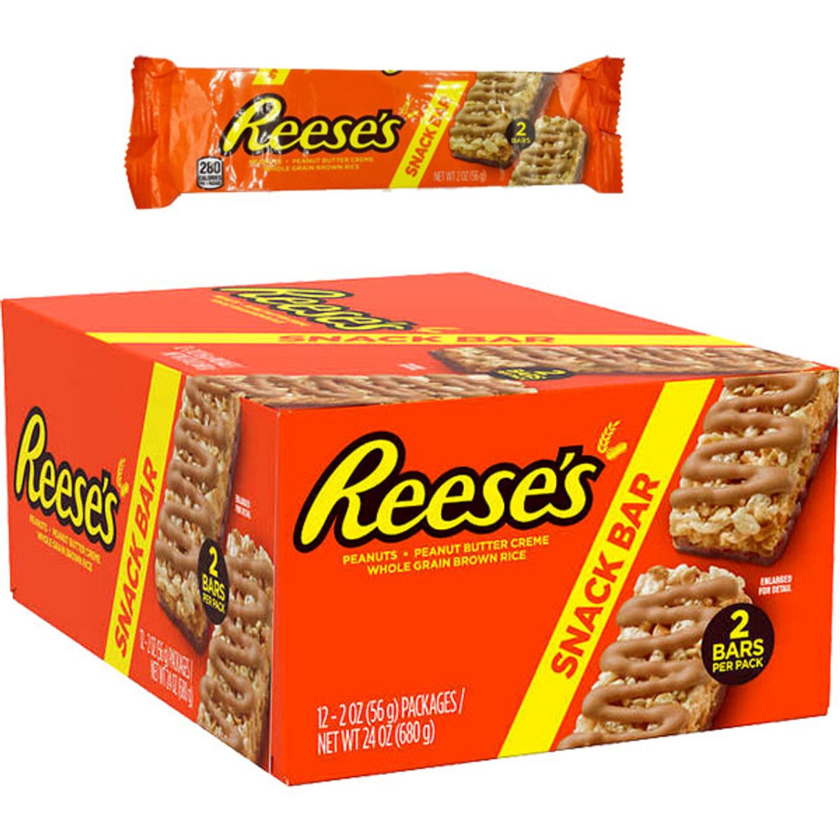 Reese's Snack Bar Peanut Butter Creme 2oz - 12ct
