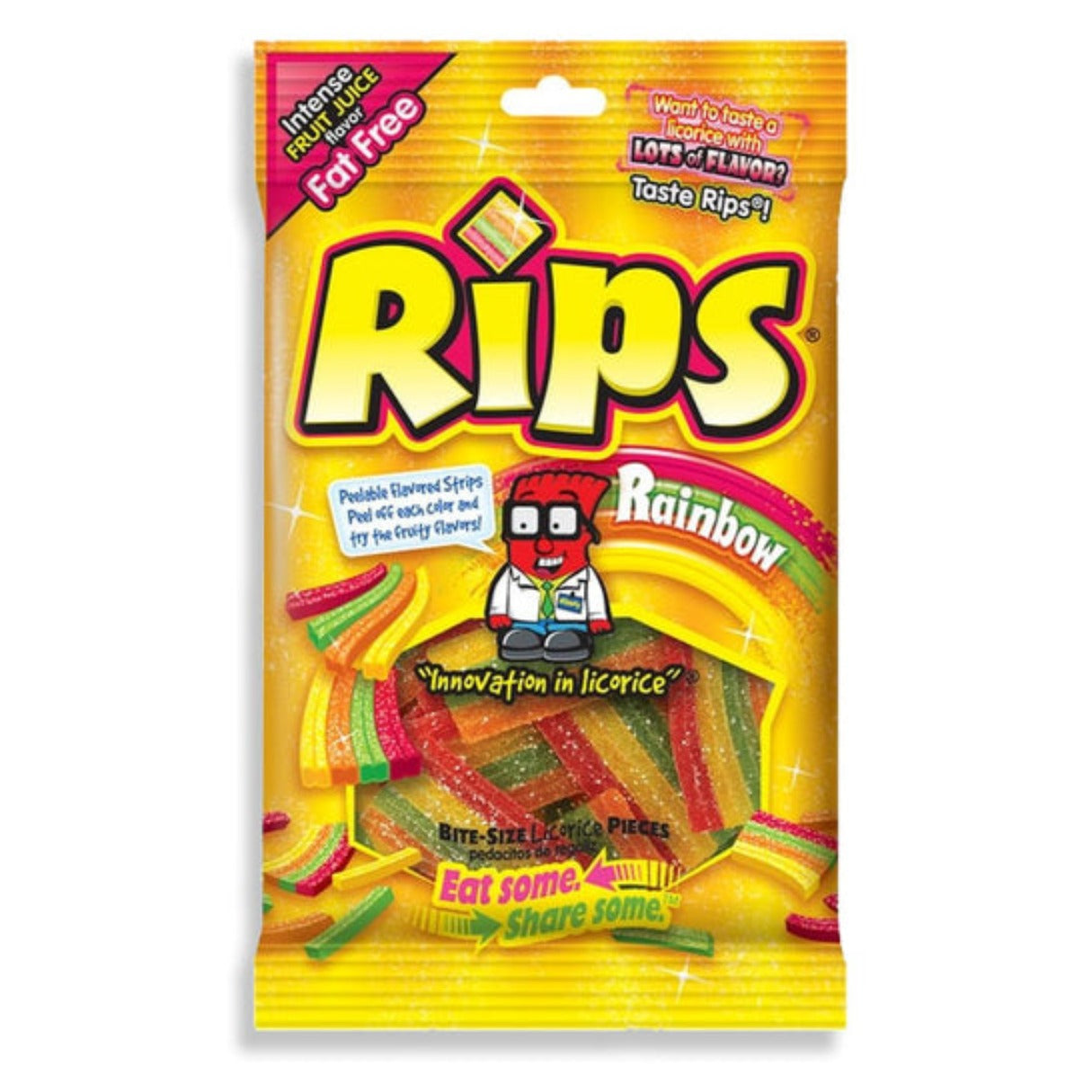 Rips Bites Rainbow 4oz - 12ct – I Got Your Candy