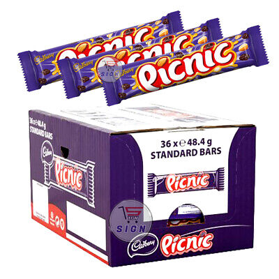 Cadbury Picnic Chocolate Bar - 36ct