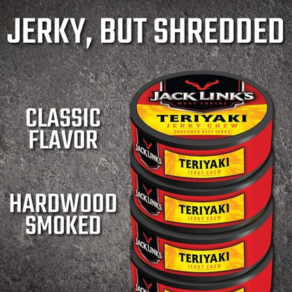 Jack Link's Shredded Beef Jerky Chew Teriyaki  .32oz - 36ct