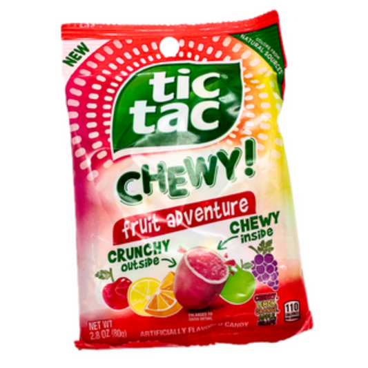 Tic Tac Chewy Fruit Adventure 2.8oz - 12ct