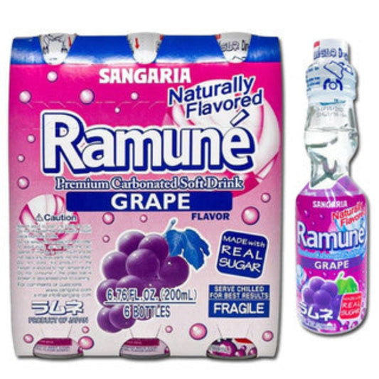 Sangaria Grape Ramuné 6.76oz - 18ct