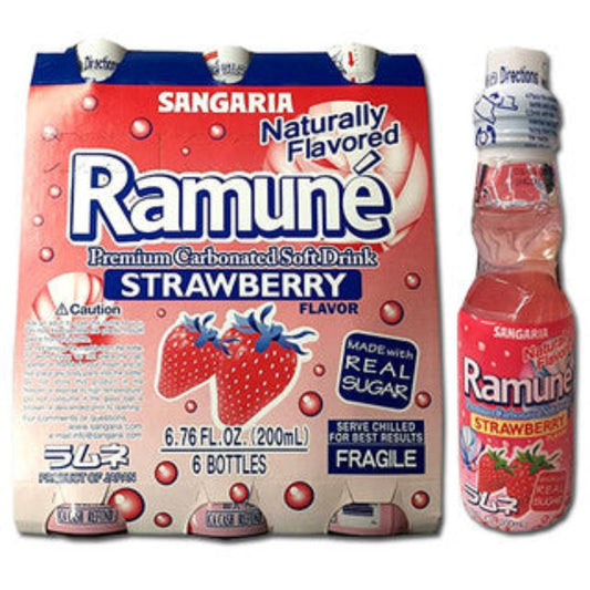 Sangaria Strawberry Ramuné 6.76oz - 18ct