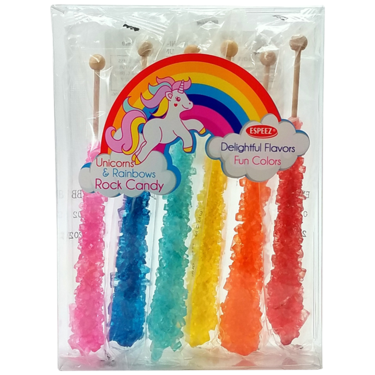 Espeez Magical Rainbow Rock Candy Acetate - 18ct