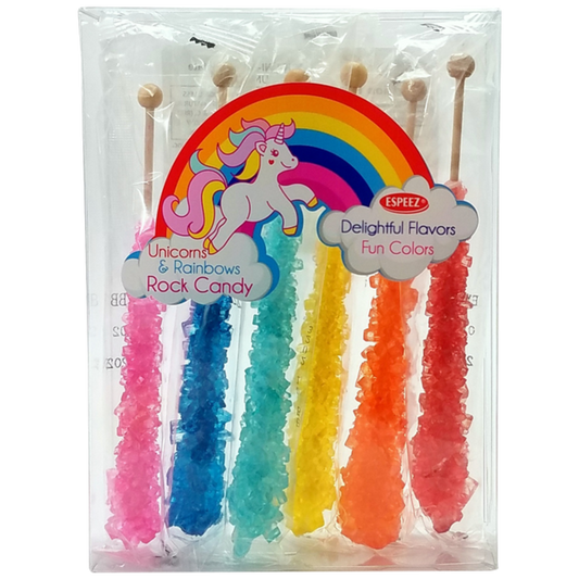 Espeez Magical Rainbow Rock Candy Acetate - 18ct