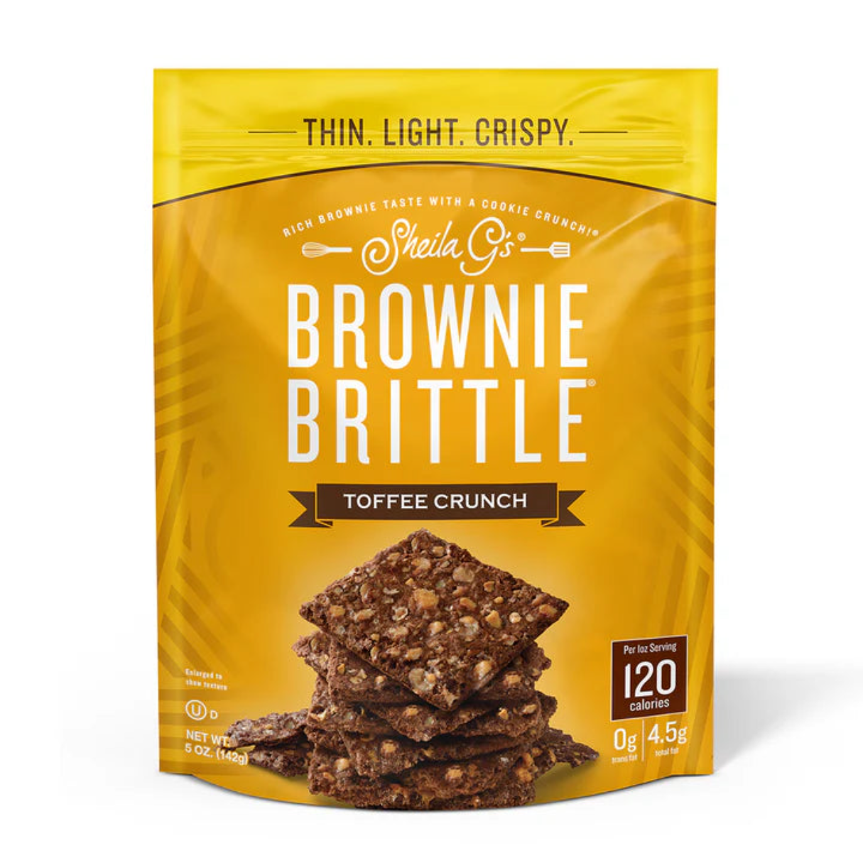 Sheila G's Toffee Crunch Brownie Brittle  2.75oz - 12ct