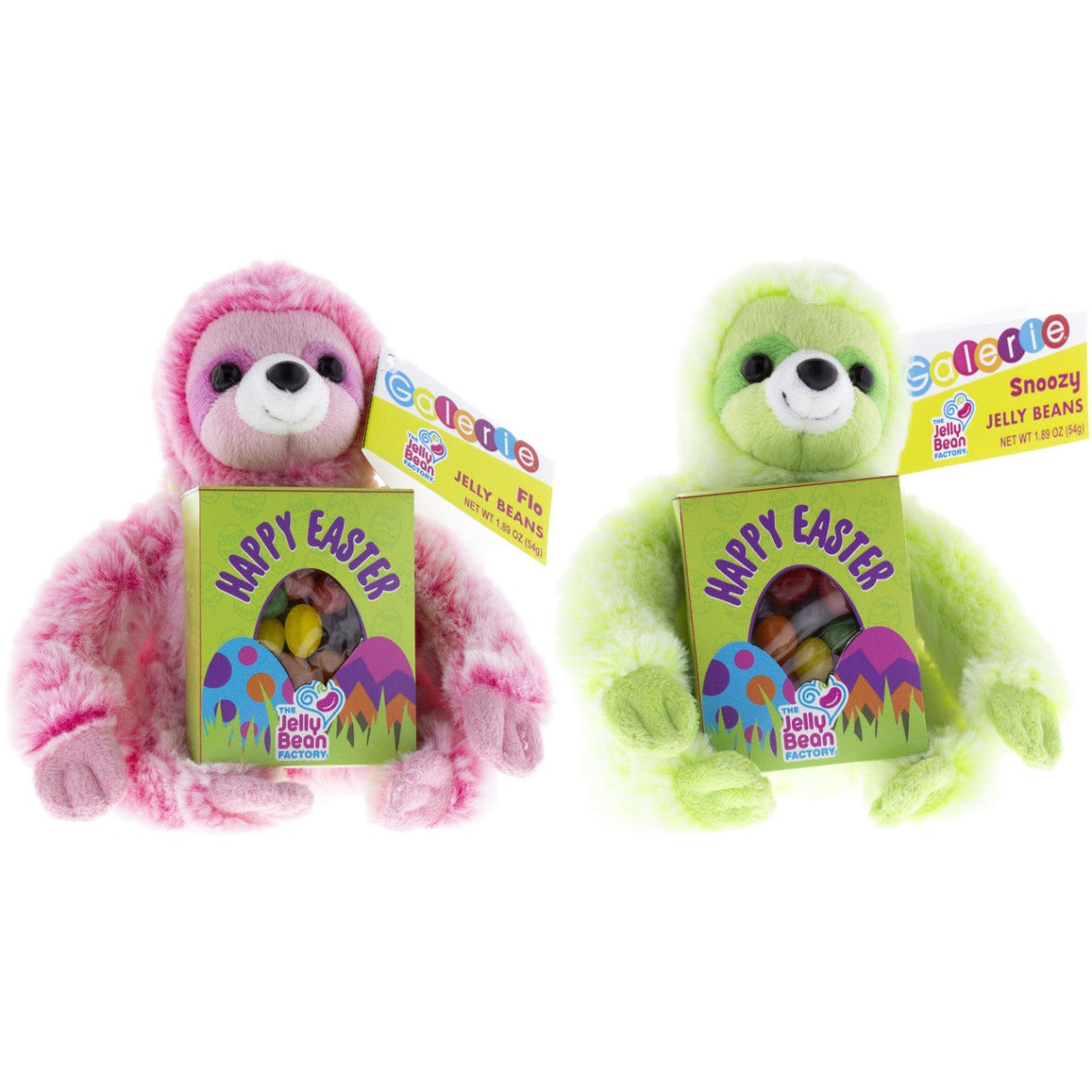 Sloth Plush with Jelly Beans (Case) 1.89oz - 1/6ct