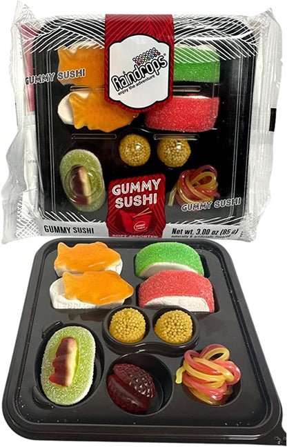 Raindrops Gummy Sushi Small - 3oz