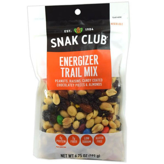 Snak Club Energizer Trail Mix Bag 6.7oz - 6ct