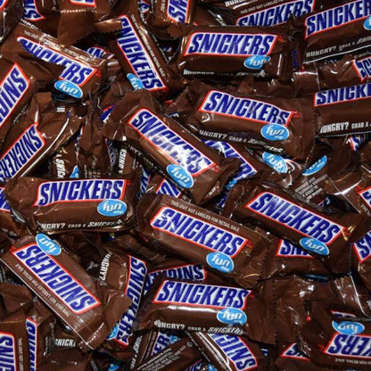 Snickers Fun Size Bulk Box - 20lb