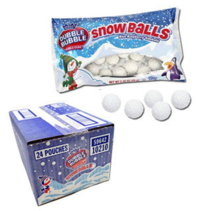 Dubble Bubble Snowballs Candy 2.23oz - 24ct