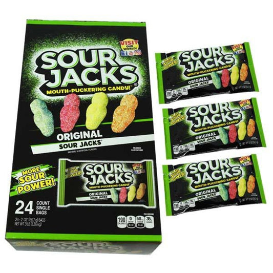 Sour Jacks Assorted Gummi - 24ct