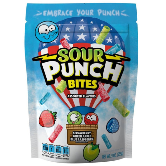 Sour Punch Bites Americana 9oz - 12ct