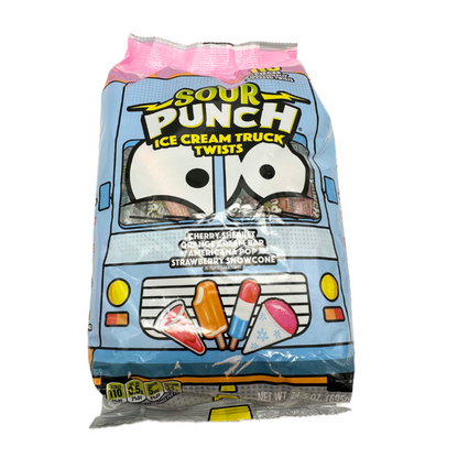 Sour Punch Ice Cream Truck Twists Bag 24.5oz - 6ct