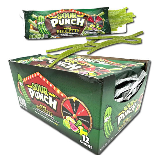 Sour Punch Pickle Roulette 4.5oz - 12ct
