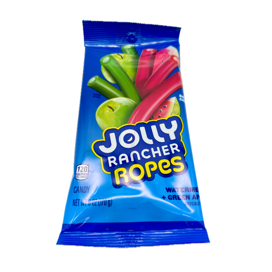 Jolly Rancher Watermelon + Green Apple Ropes 6oz - 12ct