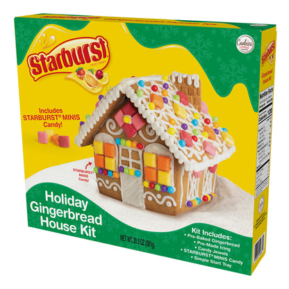 Starburst Gingerbread House Kit 20.5oz - 6ct