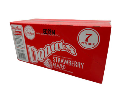 Golden Strawberry Glazed Donuts 2.7oz - 7ct