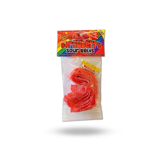 Parga Strawberry Sour Belts 3oz - 20ct