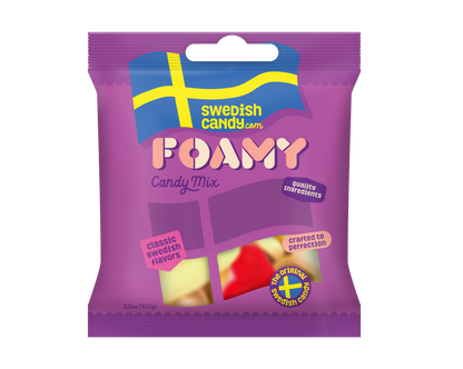 Swedishcandy.com Foamy 3.5oz - 8ct