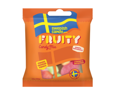 Swedishcandy.com Fruity 3.5oz - 8ct