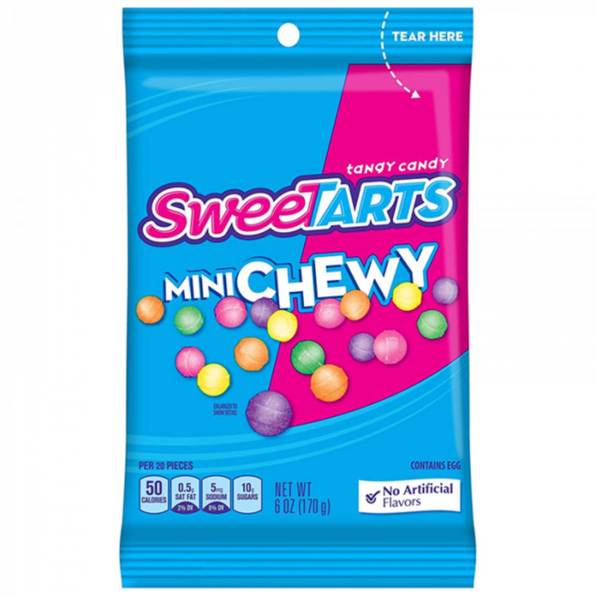 Sweetarts Mini Chewy Bag 6oz - 12ct