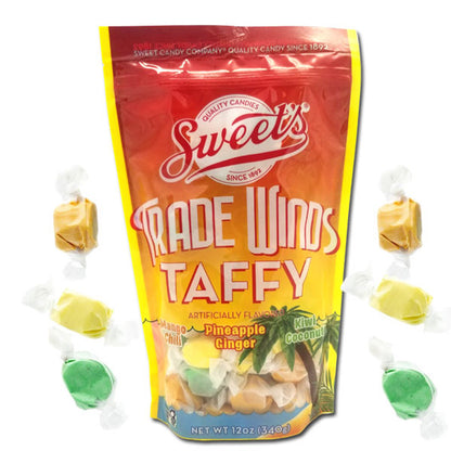 Sweet's Trade Winds Flavor Taffy 12oz - 12ct