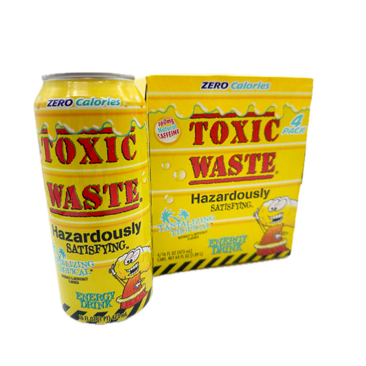 Toxic Waste Tantalizing Tropical Energy Drink 16oz - 4ct