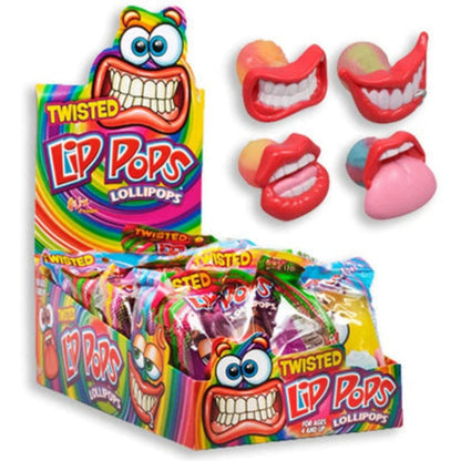 Flix Twisted Lips Pops 0.8oz - 12ct