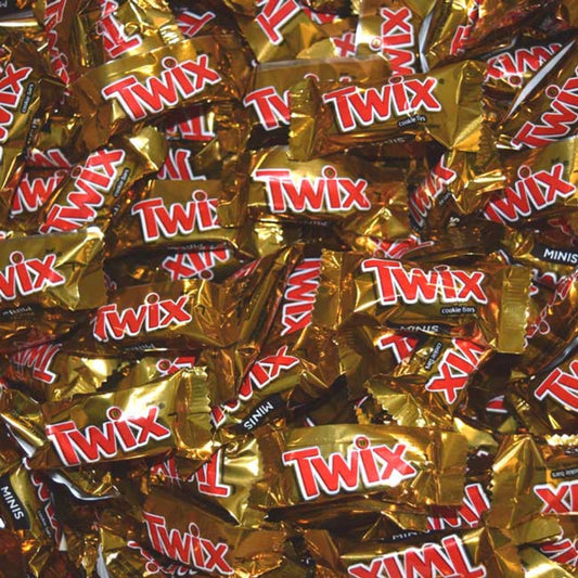 Twix Caramel Mini's Bulk -  20lb