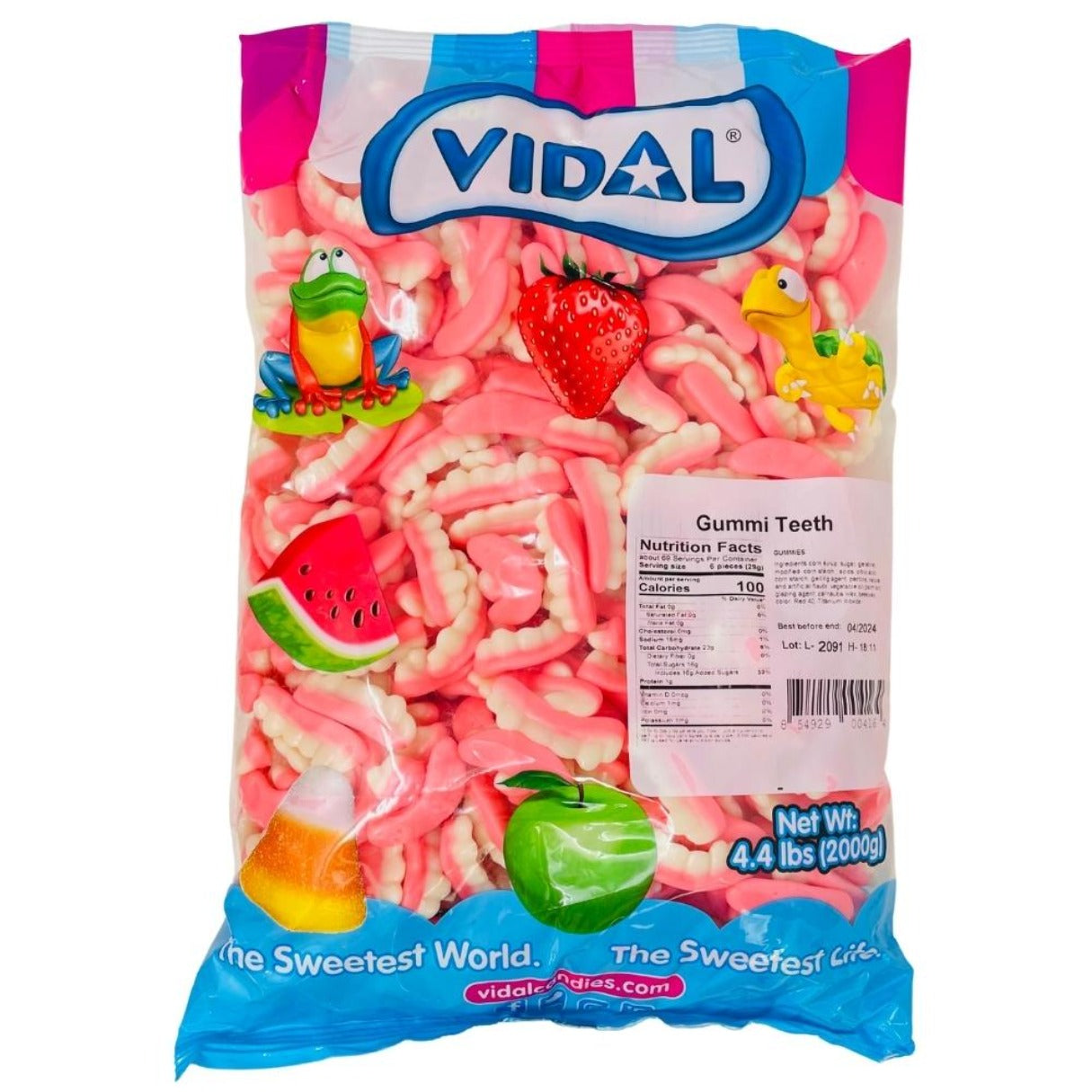 Vidal Gummi Teeth 4.4lb  - 1ct